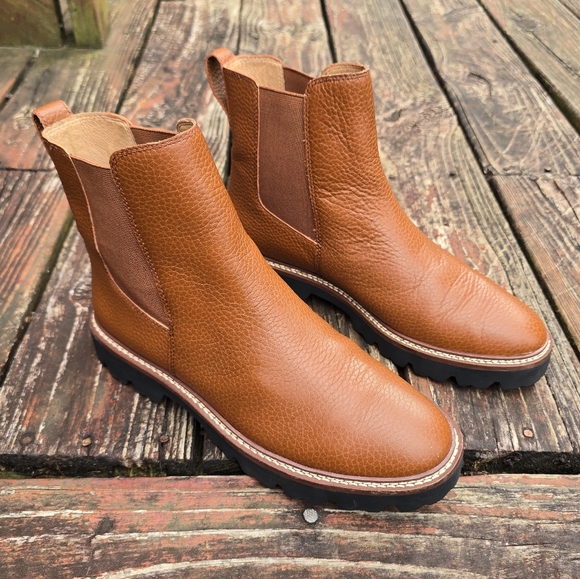 Madewell Womens The Citywalk Lugsole Chelsea Boot in Leather Size 8.5 - Picture 5 of 14
